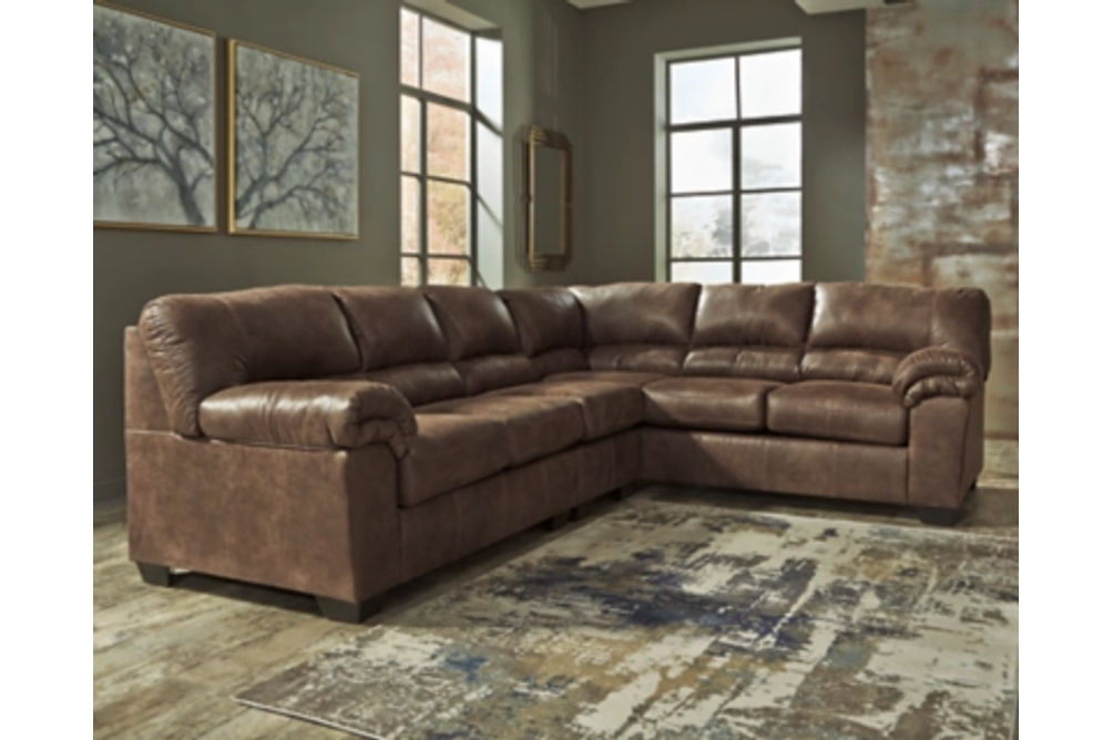 Signature Design by Ashley Bladen 3-Piece Sectional-Coffee