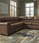 Signature Design by Ashley Bladen 3-Piece Sectional with Ottoman-Coffee