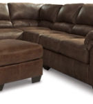 Signature Design by Ashley Bladen 3-Piece Sectional with Ottoman-Coffee