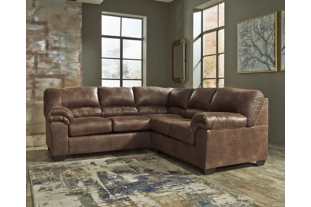 Signature Design by Ashley Bladen 2-Piece Sectional-Coffee