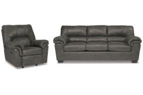 Signature Design by Ashley Bladen Sofa and Recliner-Slate