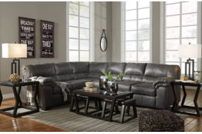 Signature Design by Ashley Bladen 3-Piece Sectional-Slate