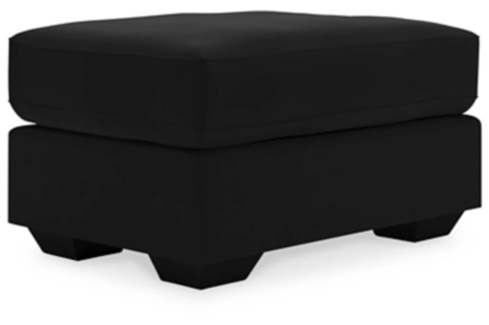 Signature Design by Ashley Gleston Chair and Ottoman-Onyx