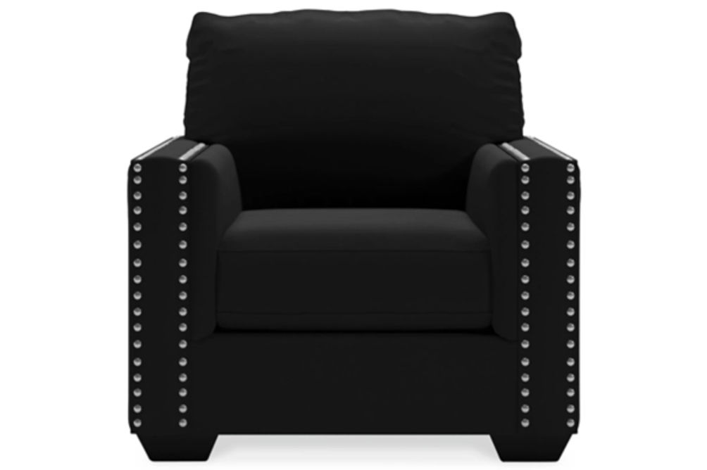 Signature Design by Ashley Gleston Chair and Ottoman-Onyx