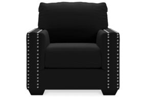 Signature Design by Ashley Gleston Chair and Ottoman-Onyx