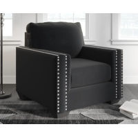 Signature Design by Ashley Gleston Chair and Ottoman-Onyx