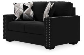 Signature Design by Ashley Gleston Loveseat, Chair and Ottoman-Onyx