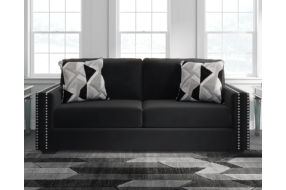 Signature Design by Ashley Gleston Sofa and Loveseat with Ottoman-Onyx