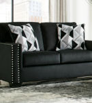 Signature Design by Ashley Gleston Sofa and Loveseat with Chair-Onyx