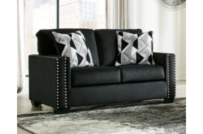 Signature Design by Ashley Gleston Sofa and Loveseat with Chair-Onyx