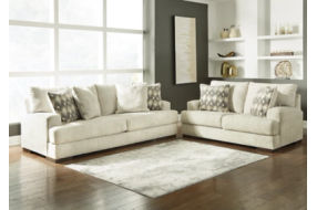 Signature Design by Ashley Caretti Sofa and Loveseat-Parchment