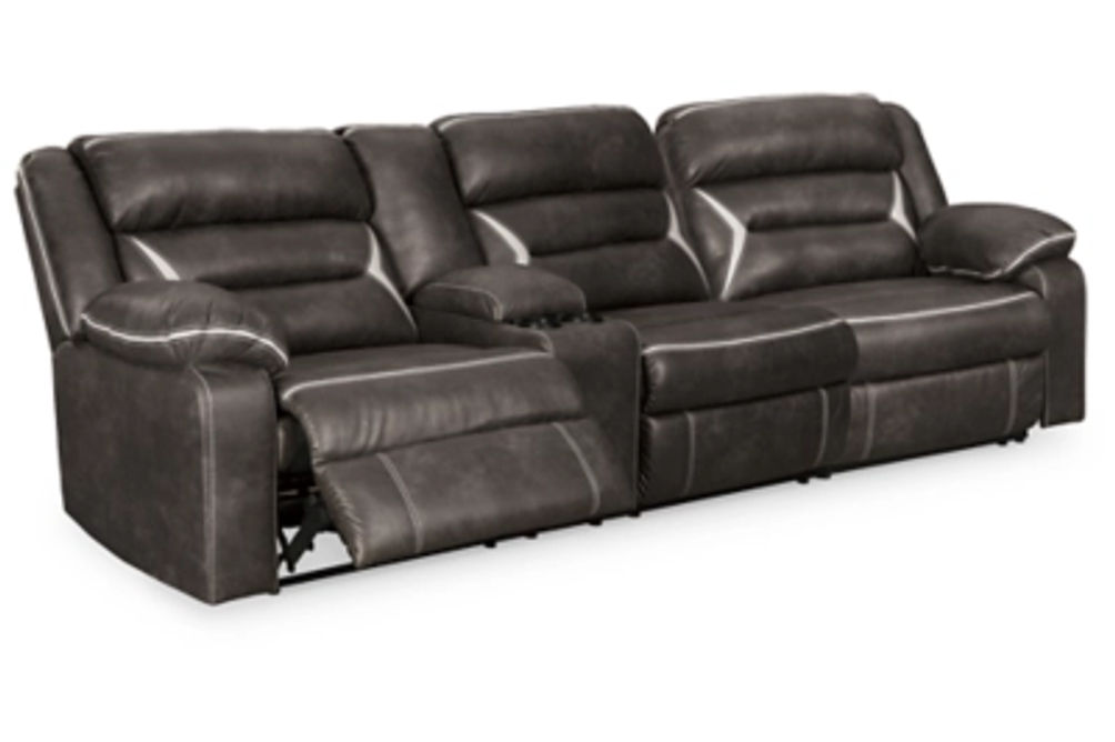 Signature Design by Ashley Kincord 2-Piece Power Reclining Sectional Sofa