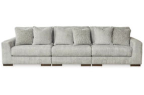 Signature Design by Ashley Regent Park 3-Piece Sectional Sofa-Pewter