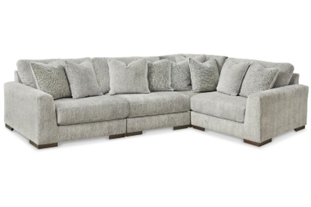 Signature Design by Ashley Regent Park 4-Piece Sectional-Pewter