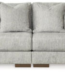 Signature Design by Ashley Regent Park 2-Piece Sectional Loveseat-Pewter