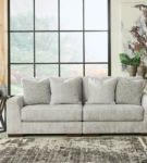 Signature Design by Ashley Regent Park 2-Piece Sectional Loveseat-Pewter