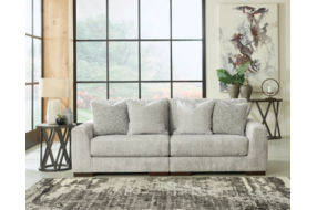 Signature Design by Ashley Regent Park 2-Piece Sectional Loveseat-Pewter