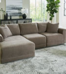 Benchcraft Raeanna 3-Piece Sectional Sofa with Chaise-Storm