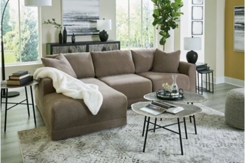 Benchcraft Raeanna 3-Piece Sectional Sofa with Chaise-Storm