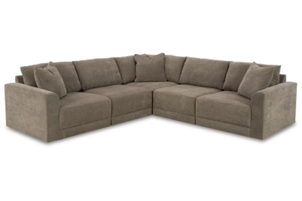 Benchcraft Raeanna 5-Piece Sectional-Storm