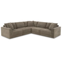 Benchcraft Raeanna 5-Piece Sectional-Storm