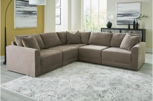 Benchcraft Raeanna 5-Piece Sectional-Storm