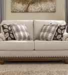 Signature Design by Ashley Harleson Sofa, Loveseat, and Ottoman-Wheat