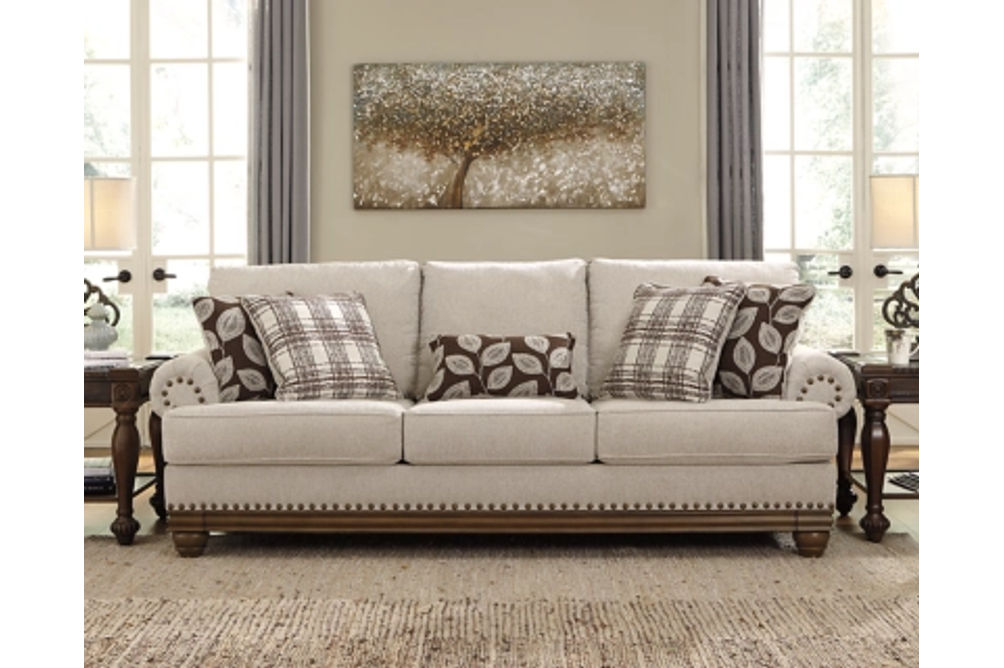 Signature Design by Ashley Harleson Sofa, Chair, and Ottoman-Wheat