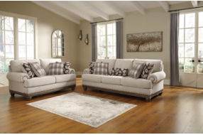 Signature Design by Ashley Harleson Sofa and Loveseat-Wheat