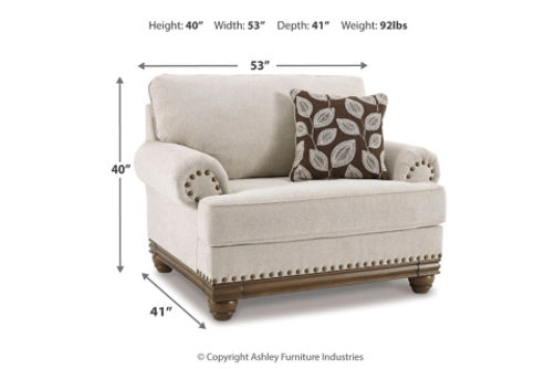 Signature Design by Ashley Harleson Sofa, Chair, and Ottoman-Wheat