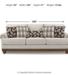 Signature Design by Ashley Harleson Sofa, Loveseat, and Ottoman-Wheat