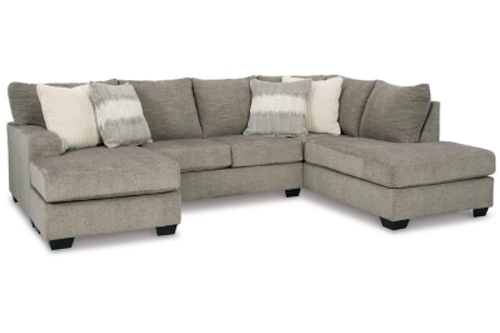 Signature Design by Ashley Creswell 2-Piece Sectional with Chaise-Stone