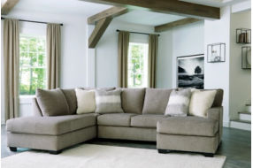 Signature Design by Ashley Creswell 2-Piece Sectional with Chaise-Stone