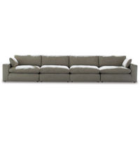 Signature Design by Ashley Next-Gen Gaucho 4-Piece Sectional Sofa-Putty