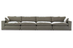 Signature Design by Ashley Next-Gen Gaucho 4-Piece Sectional Sofa-Putty