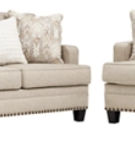 Benchcraft Claredon Sofa and Loveseat-Linen