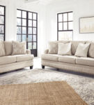Benchcraft Claredon Sofa and Loveseat-Linen