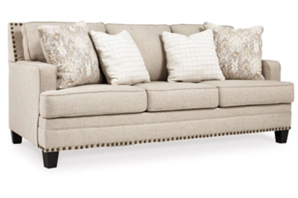 Benchcraft Claredon Sofa and Loveseat-Linen