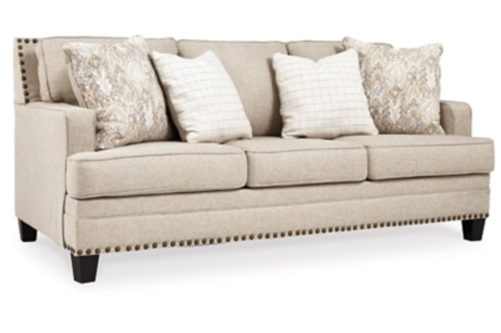 Benchcraft Claredon Sofa, Loveseat, Chair and Ottoman-Linen