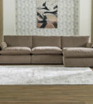 Signature Design by Ashley Sophie 3-Piece Sectional Sofa Chaise-Cocoa