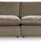 Signature Design by Ashley Sophie 2-Piece Sectional Loveseat-Cocoa