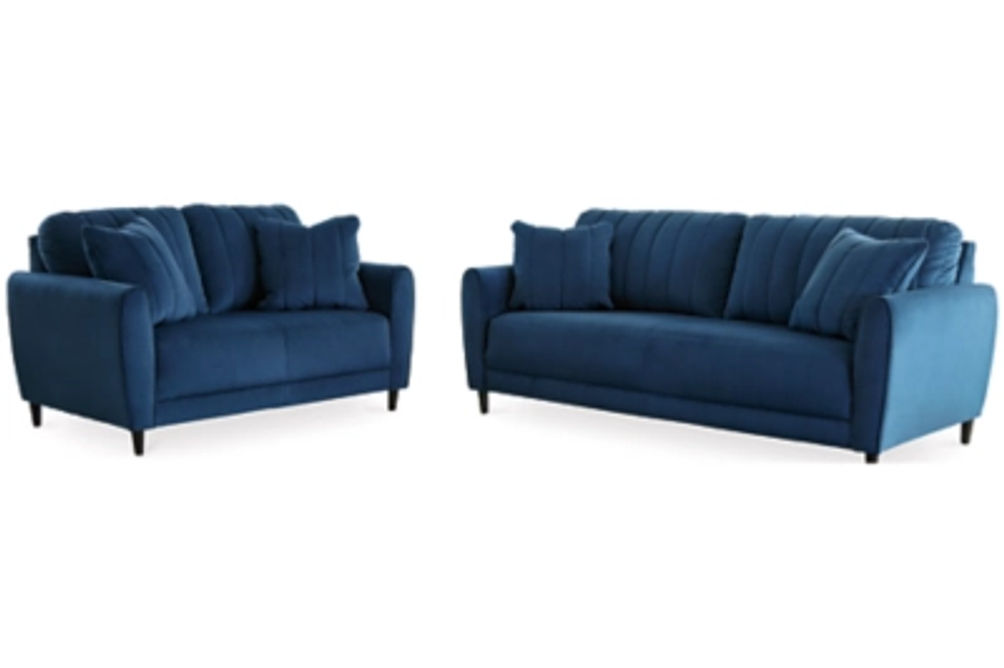 Signature Design by Ashley Enderlin Sofa and Loveseat-Ink