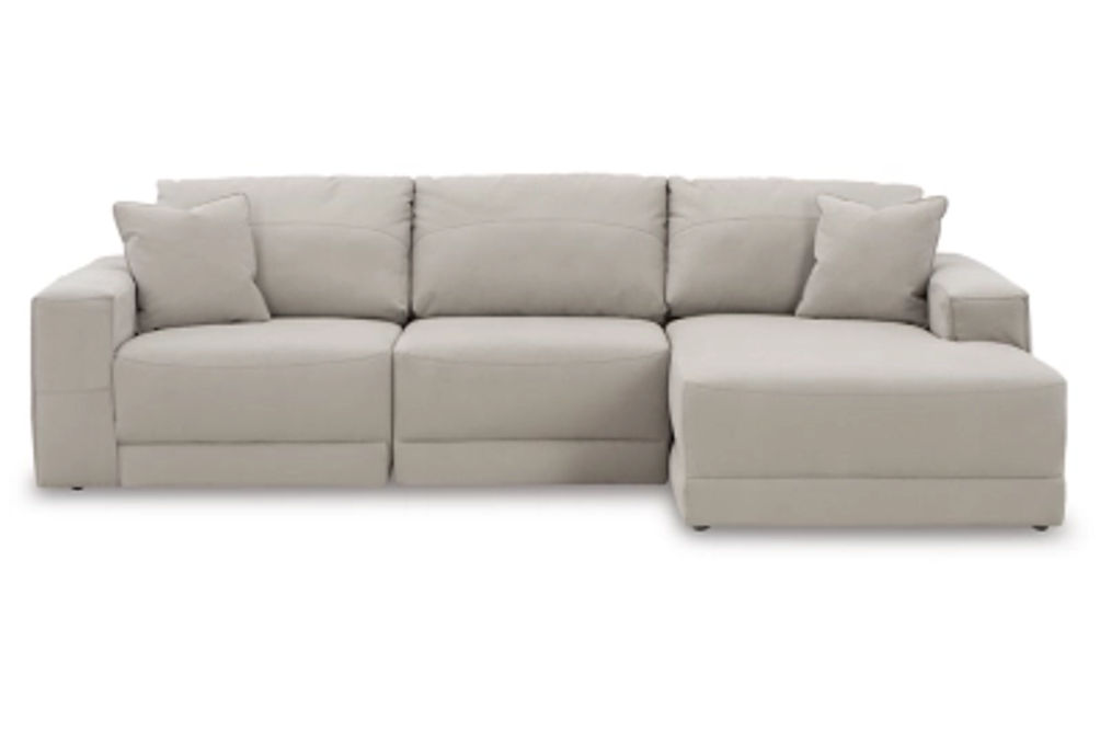 Benchcraft Next-Gen Gaucho 3-Piece Sectional Sofa with Chaise-Gray