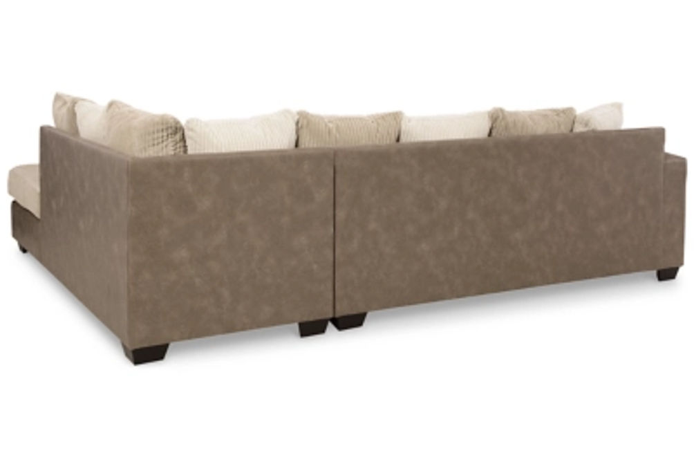 Signature Design by Ashley Keskin 2-Piece Sectional with Chaise-Sand