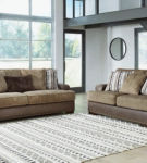 Signature Design by Ashley Alesbury Sofa and Loveseat-Chocolate