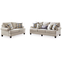 Benchcraft Meggett Sofa and Loveseat-Linen