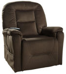 Signature Design by Ashley Samir Power Lift Recliner-Coffee