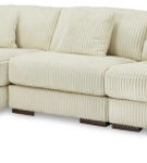 Signature Design by Ashley Lindyn 3-Piece Sectional with Chaise-Ivory