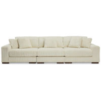 Signature Design by Ashley Lindyn 3-Piece Sectional Sofa-Ivory