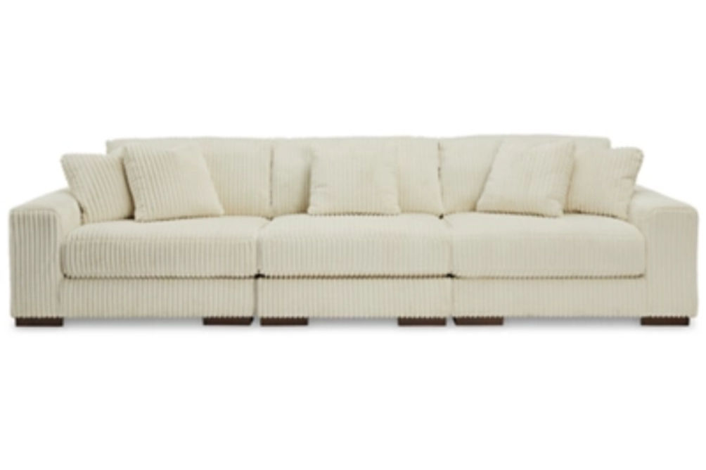 Signature Design by Ashley Lindyn 3-Piece Sectional Sofa-Ivory